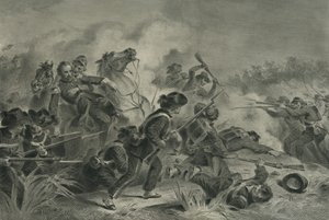 1878年、ミズーリ州ウィルソンズクリークでの戦い